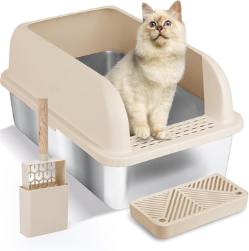 Extra Large Stainless Steel Litter Box