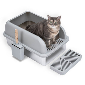 Pullnscoop Extra Large Stainless Steel Litter Box