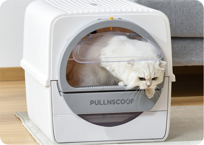 Pullnscoop Scoop-free Cat Litter Box