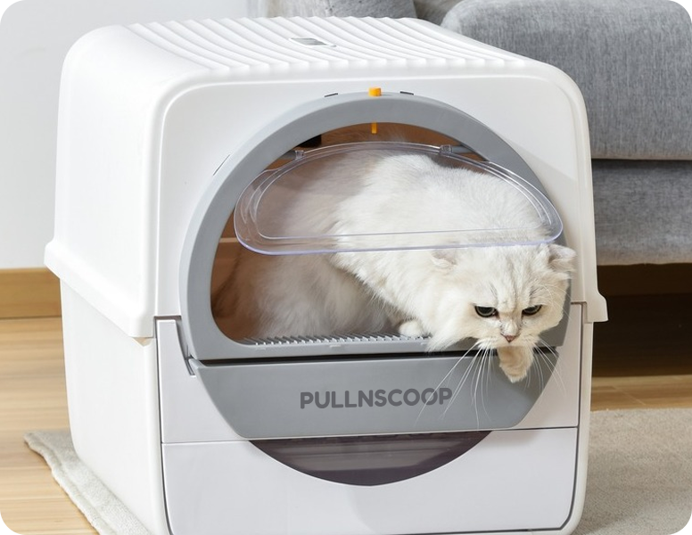 Pullnscoop Scoop-free Cat Litter Box