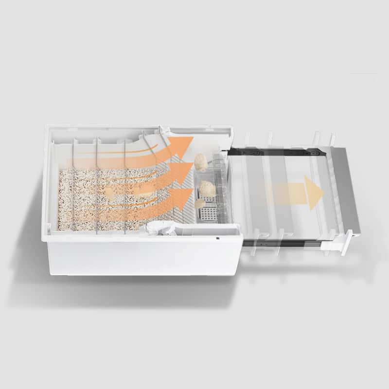 Pull N Scoop Litter Box