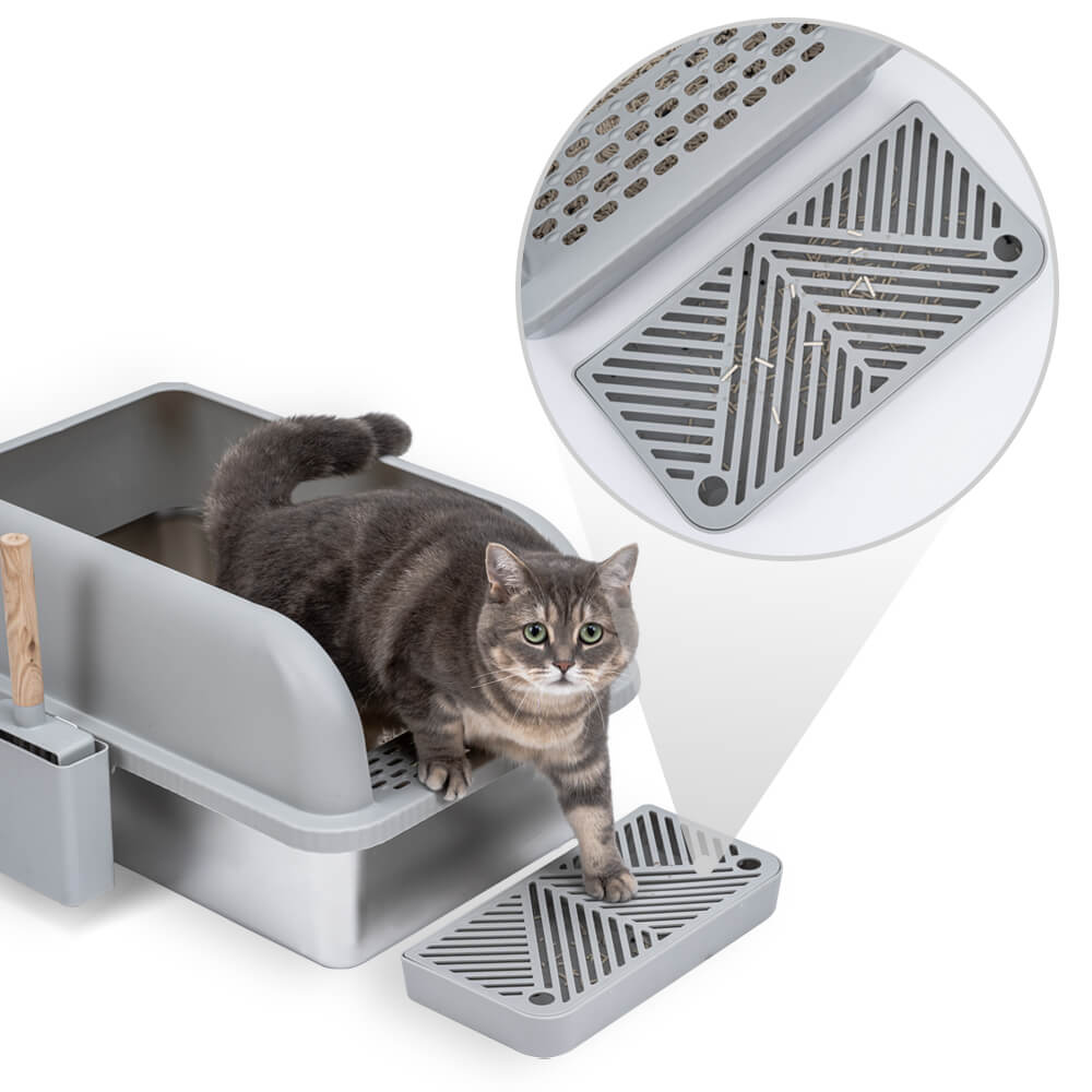 Extra Large Stainless Steel Litter Box