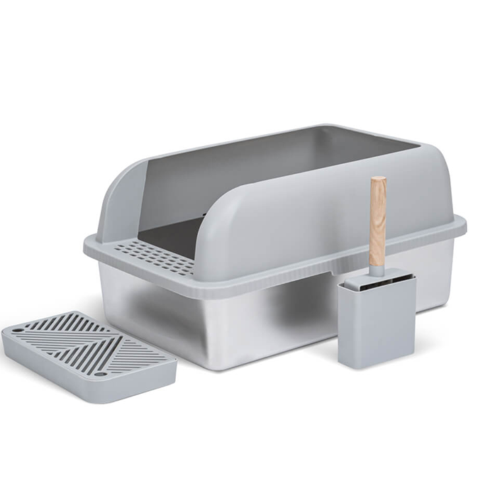 Extra Large Stainless Steel Litter Box